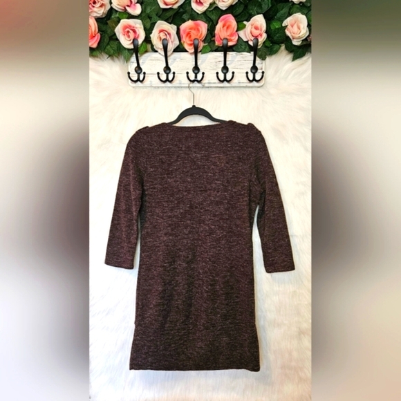 Vintage Warm Mocha Knit Mimi Sweater Dress/Tunic - Picture 4 of 7